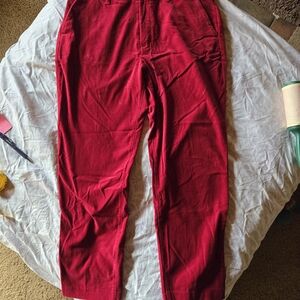 GAP Bold Scarlet Trousers